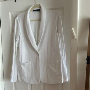 Susan Graver Elegant White Blazer